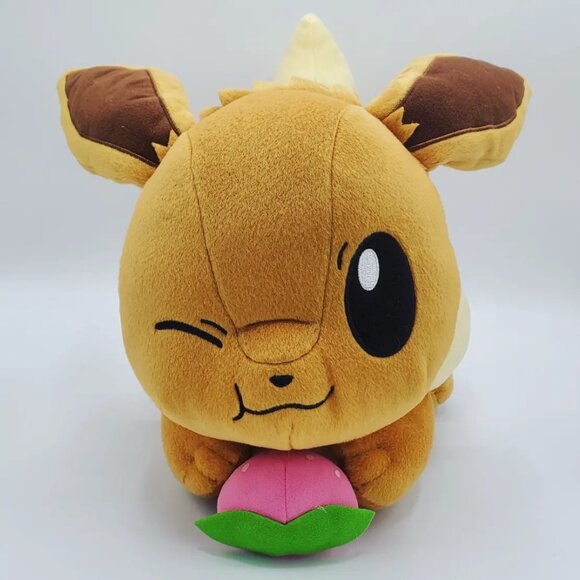 Pokemon MoguMogu Time Eevee Plushy - Picture 3 of 6